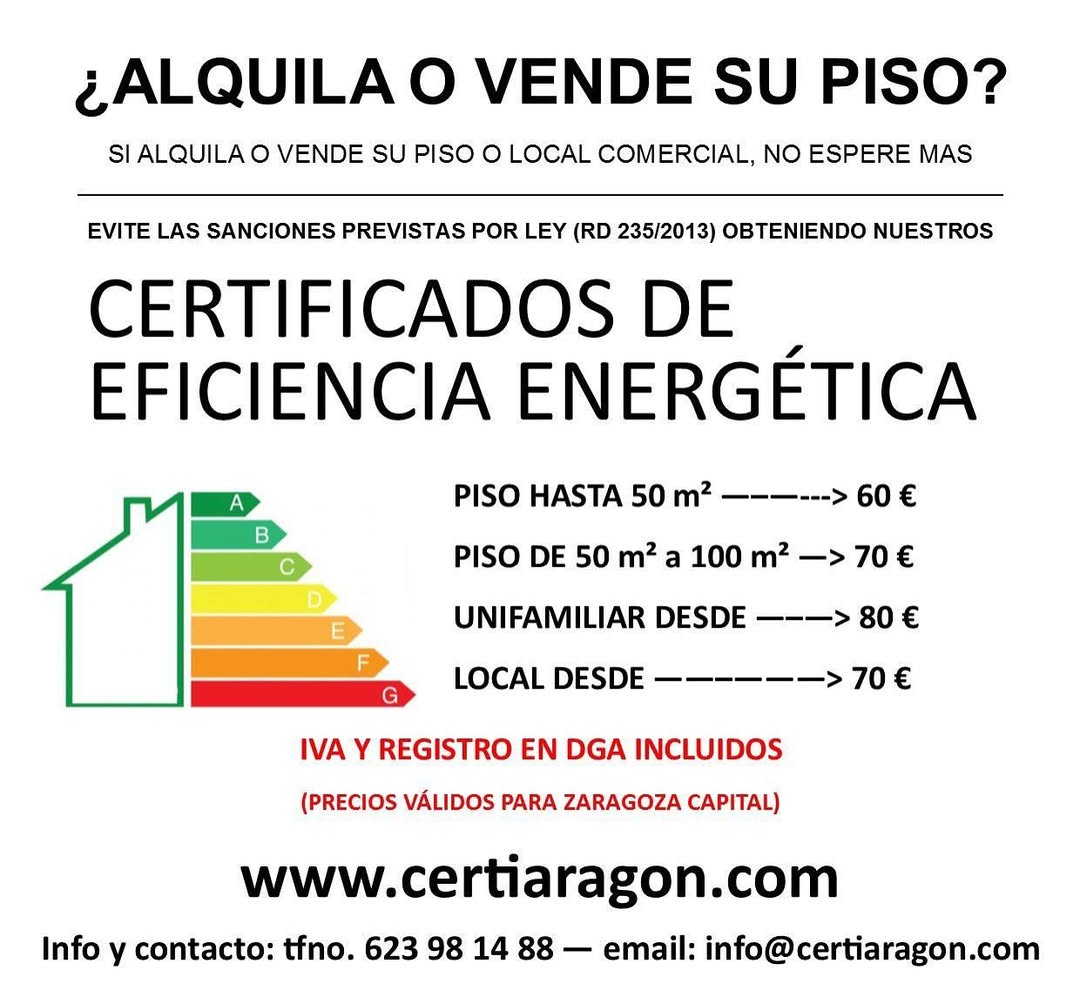 Certificado energético para deducción fiscal por cambio de ventanas y aislamiento